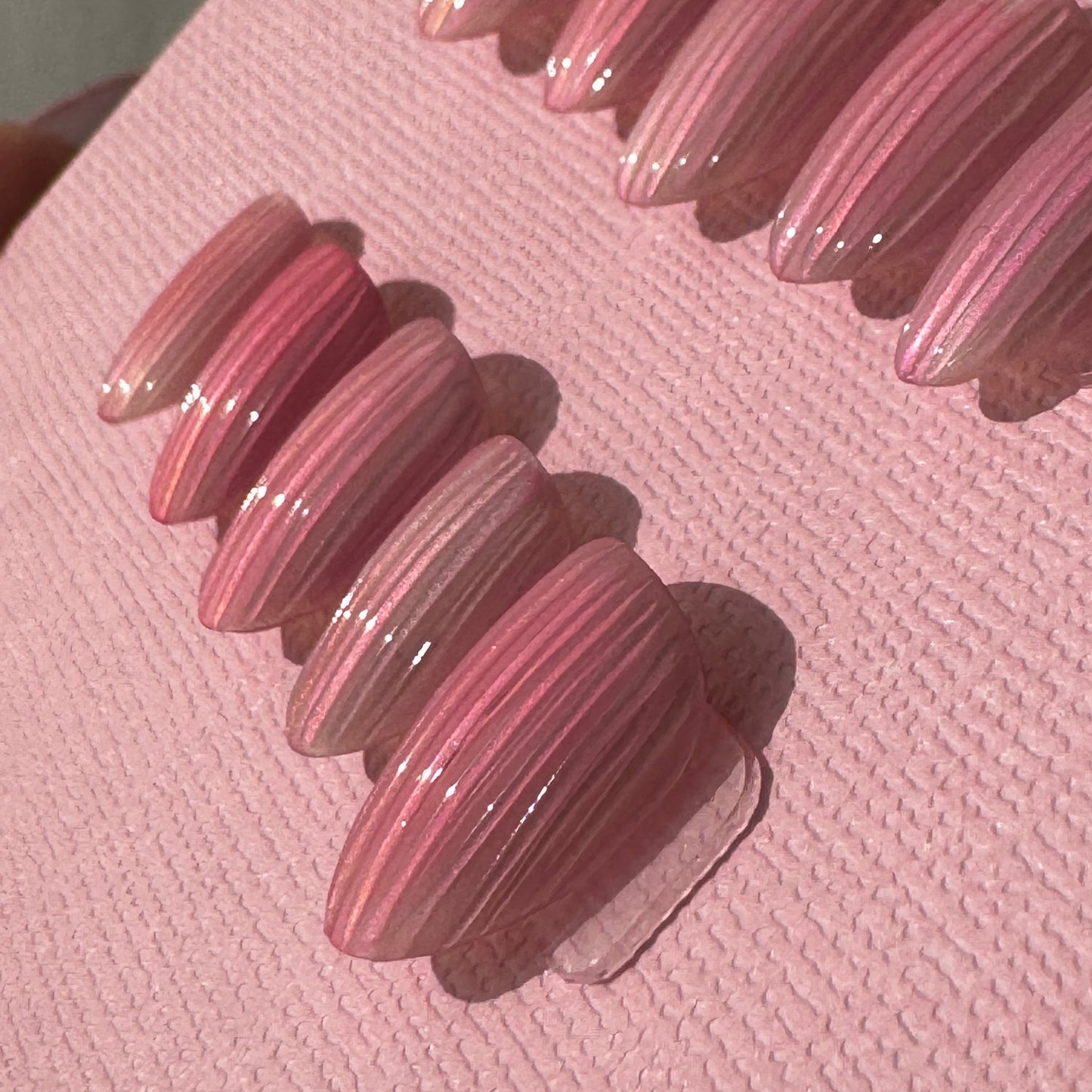 Baccarat Glass Press-On Nail Set