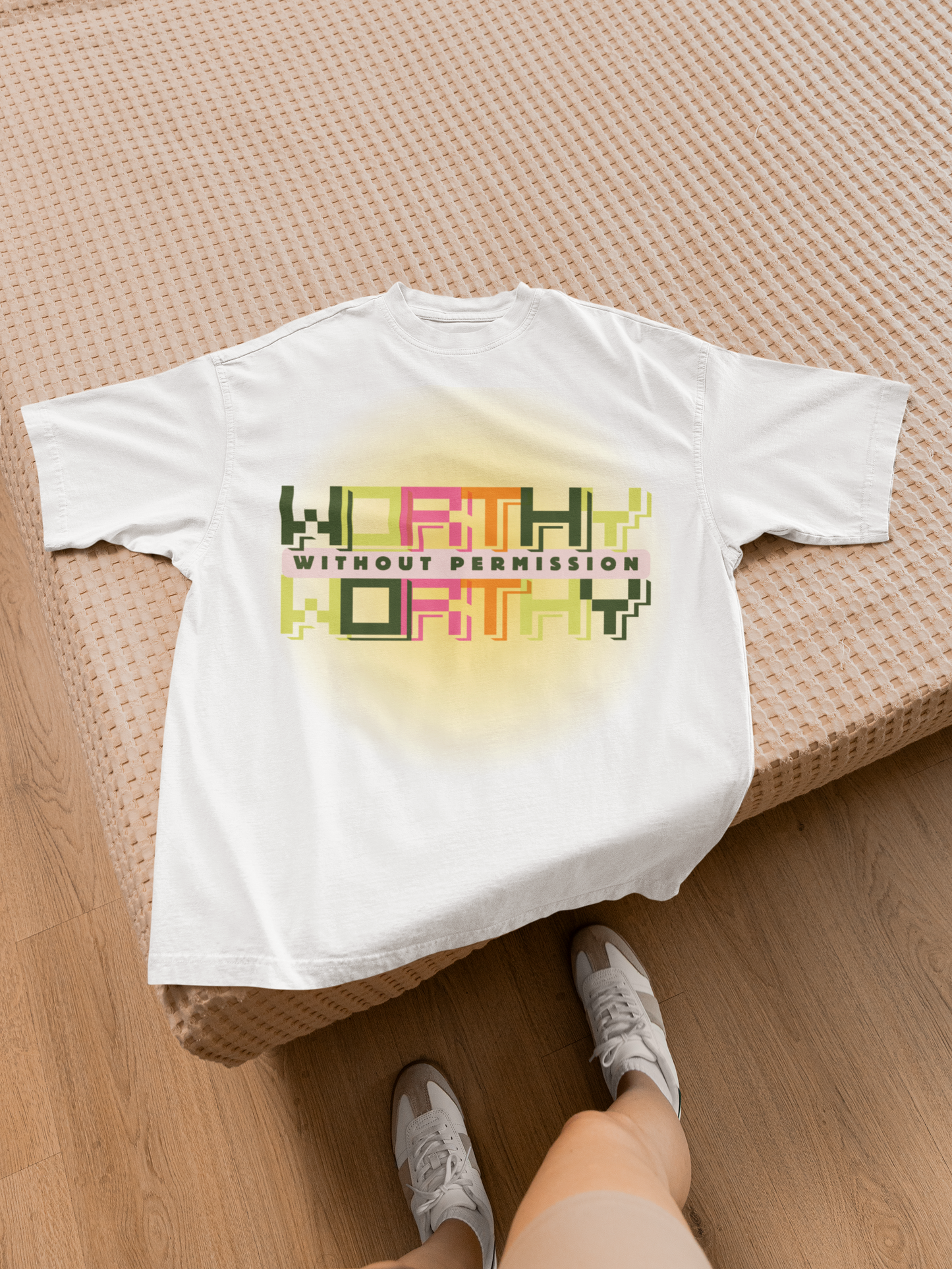 Worthy Without Permission – Feminist Graphic Tee | Activist Shirt