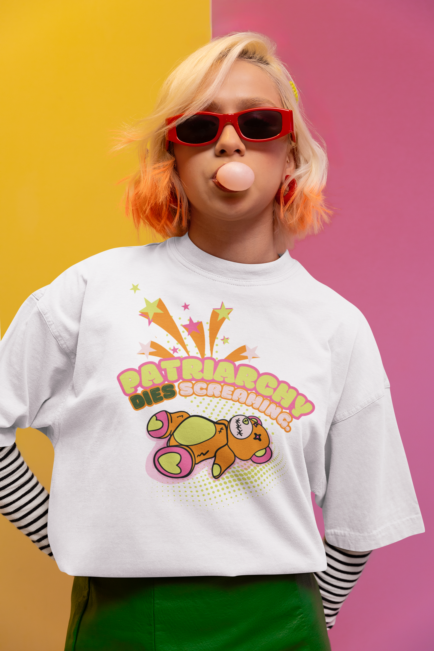 Patriarchy Dies Screaming Shirt - Feminist Activist Graphic Tee | Protest Statement T-Shirt |
