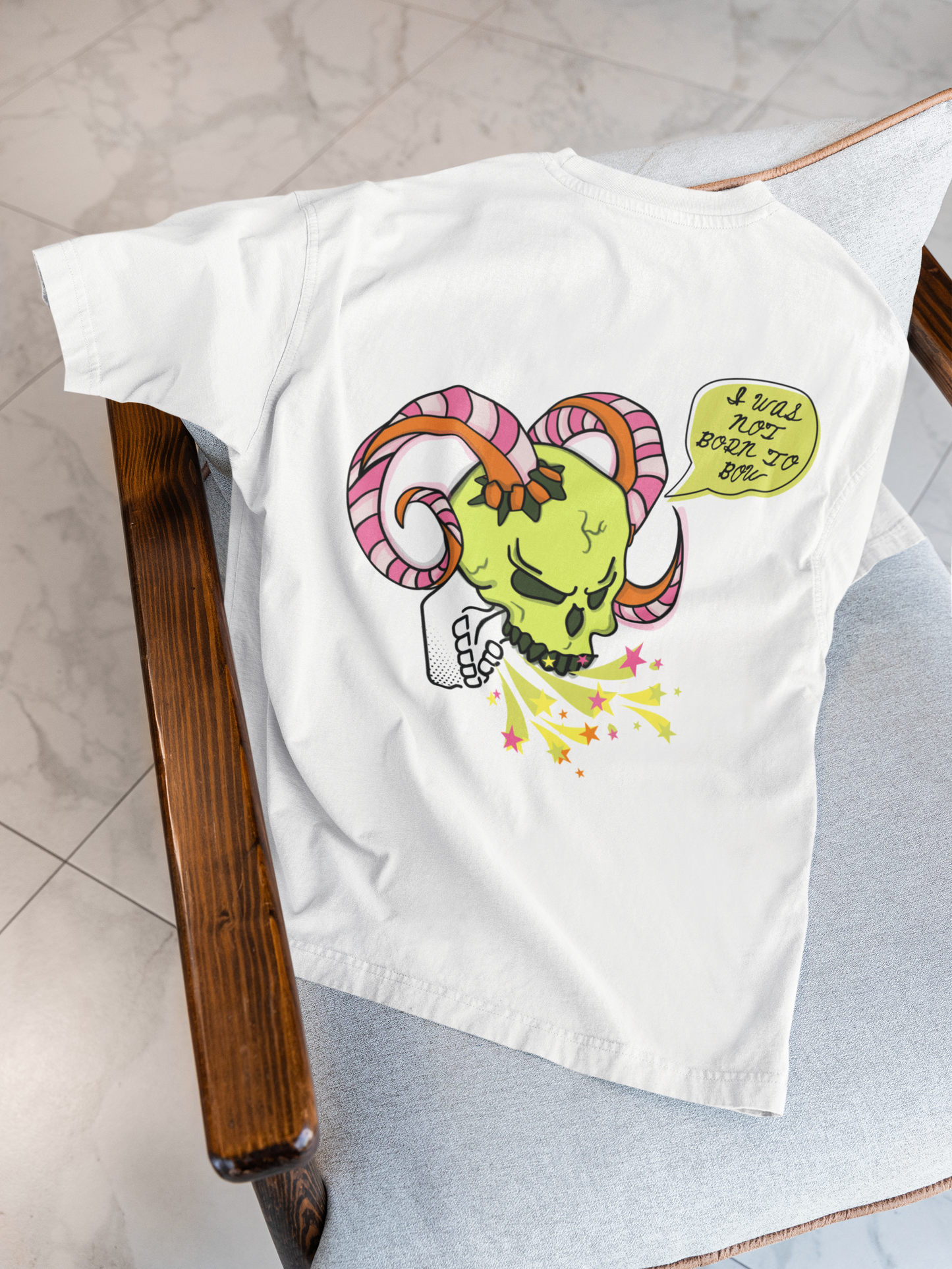 I Was Not Born to Bow Shirt - Empowerment Graphic Tee | Feminist Statement T-Shirt |
