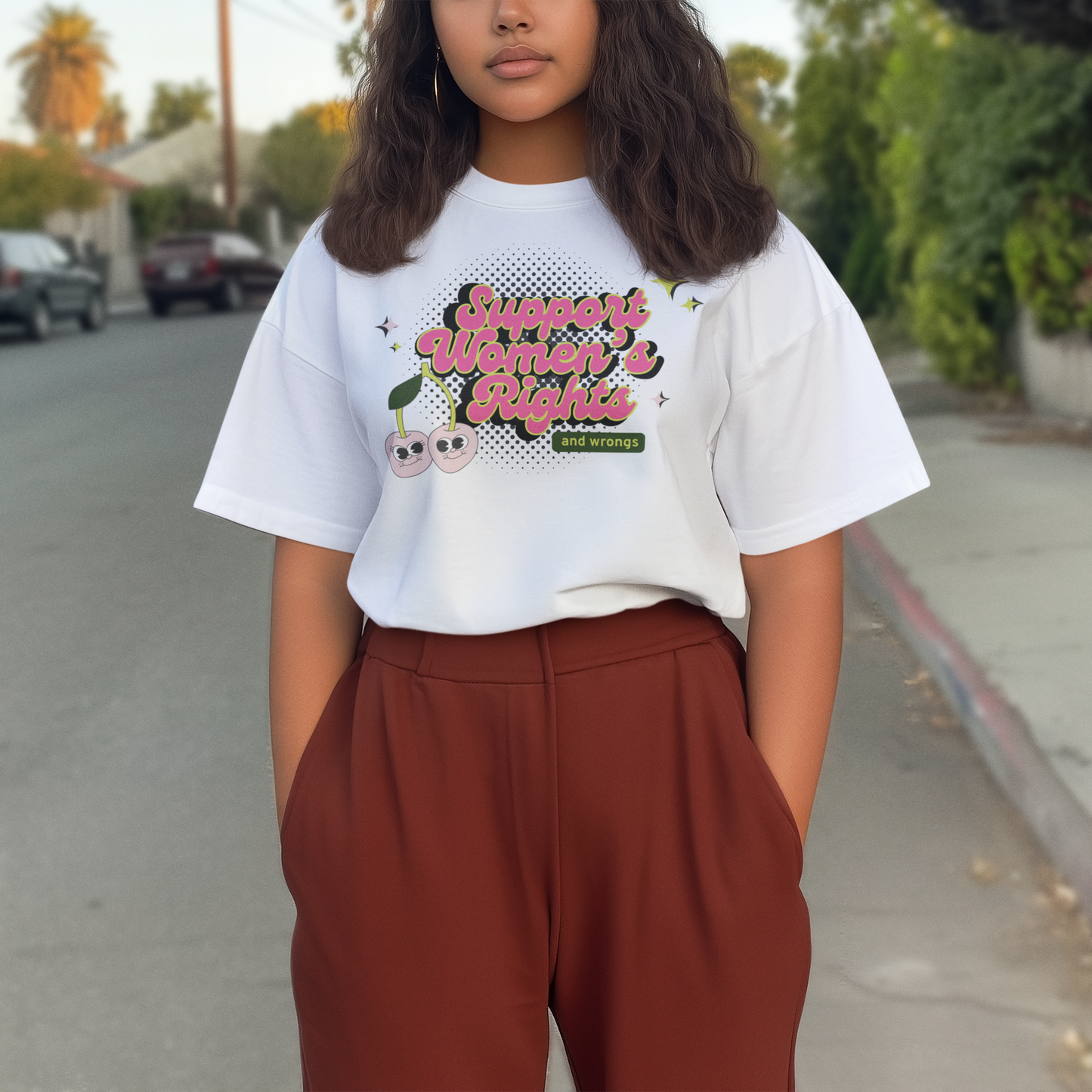 Support Women’s Rights and Wrongs Shirt - Feminist Graphic Tee | Bold Women’s Rights Shirt