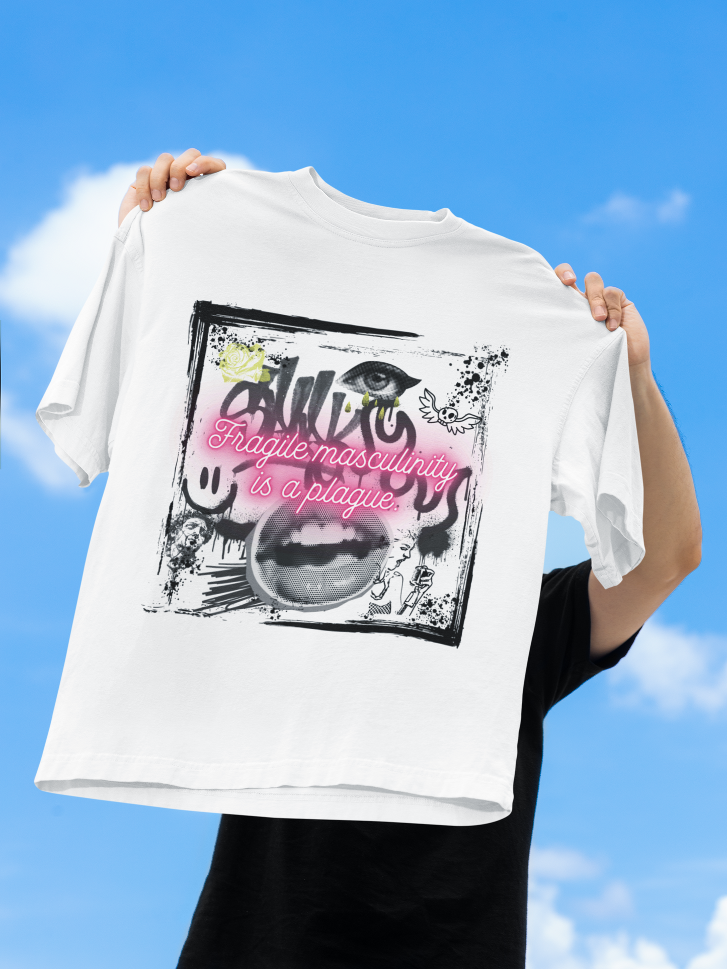 Fragile Masculinity Is a Plague Shirt - Bold Feminist Graphic Tee | Activist Statement T-Shirt