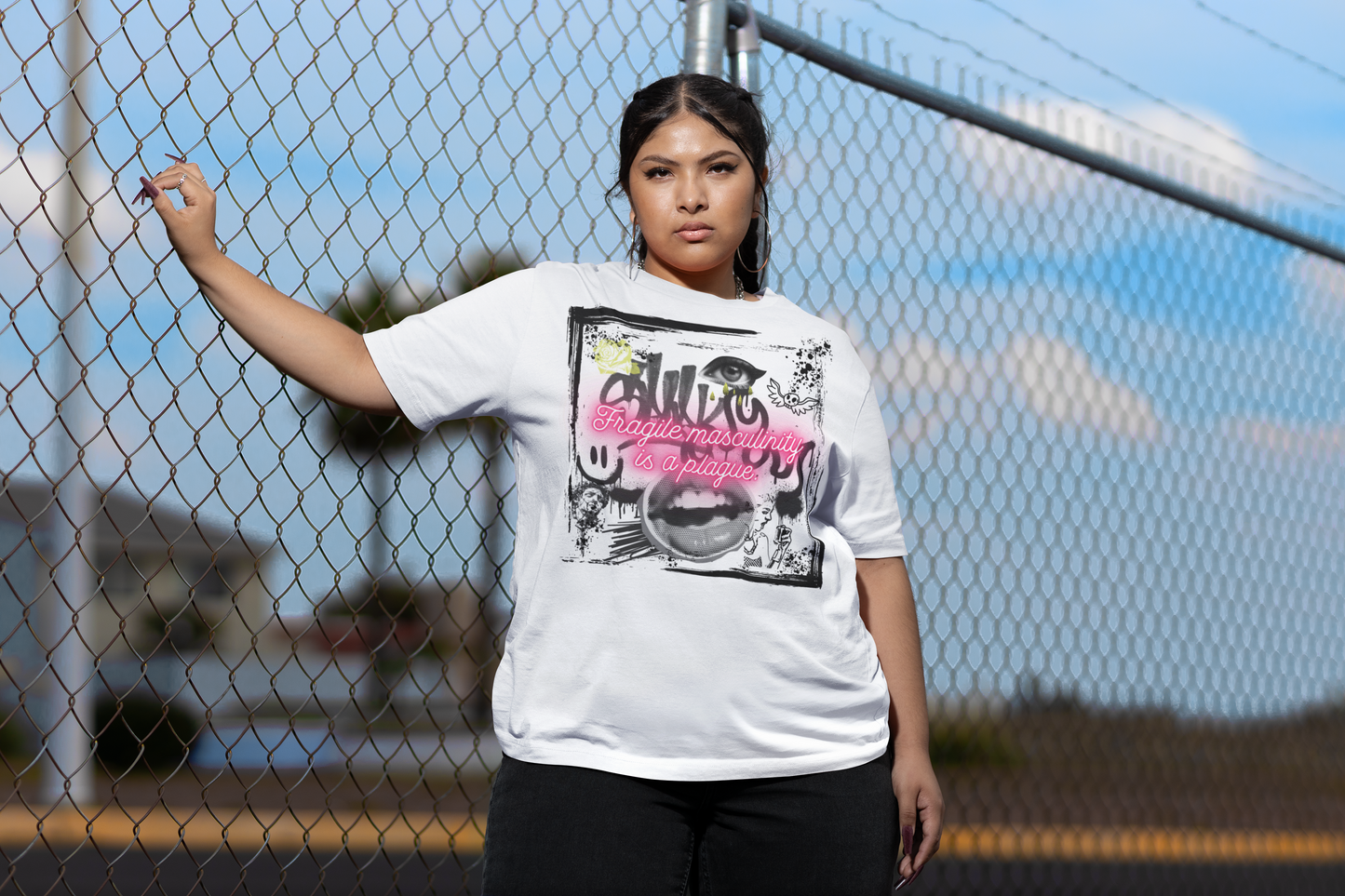 Fragile Masculinity Is a Plague Shirt - Bold Feminist Graphic Tee | Activist Statement T-Shirt