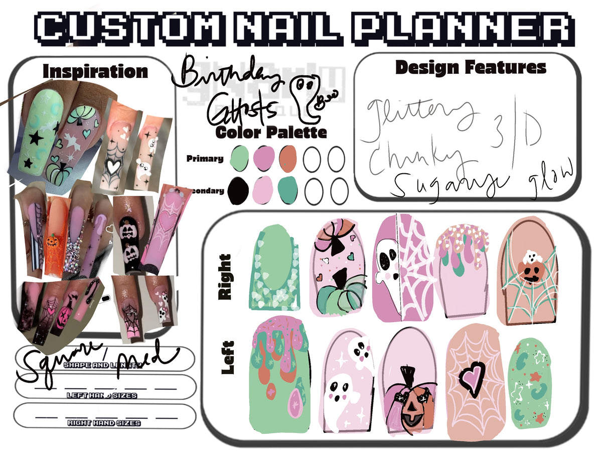 Gnarly Vision Nail Planner (NEW Design)