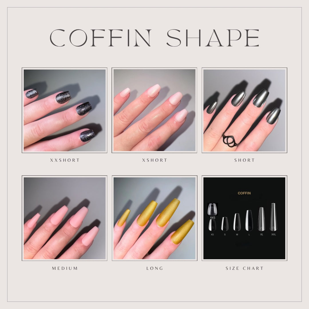 Smooth Chrome Press-on Nails