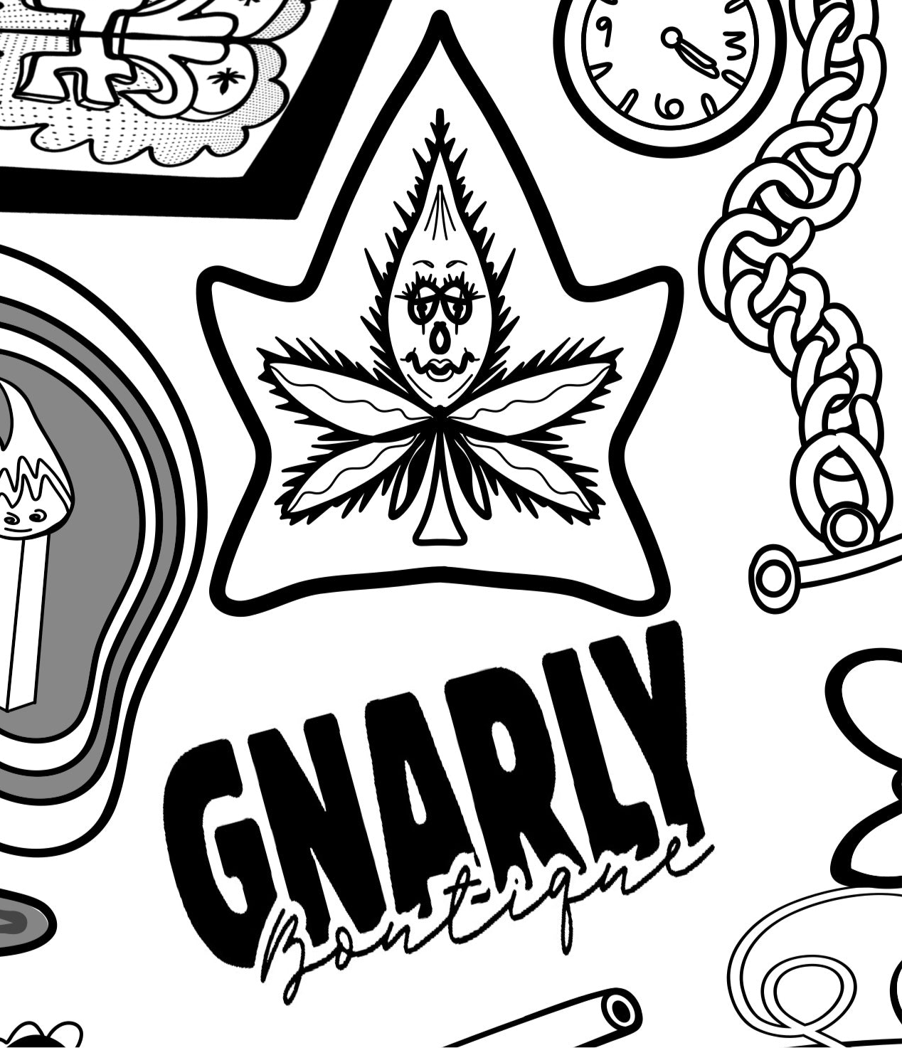 Free 420 Coloring Page