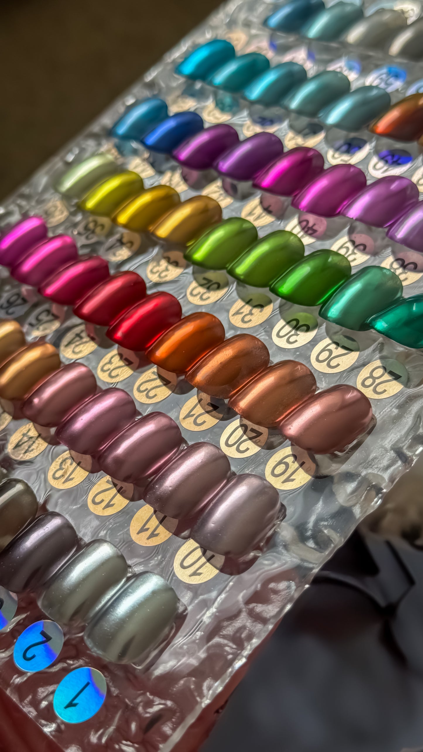 Smooth Chrome Press-on Nails