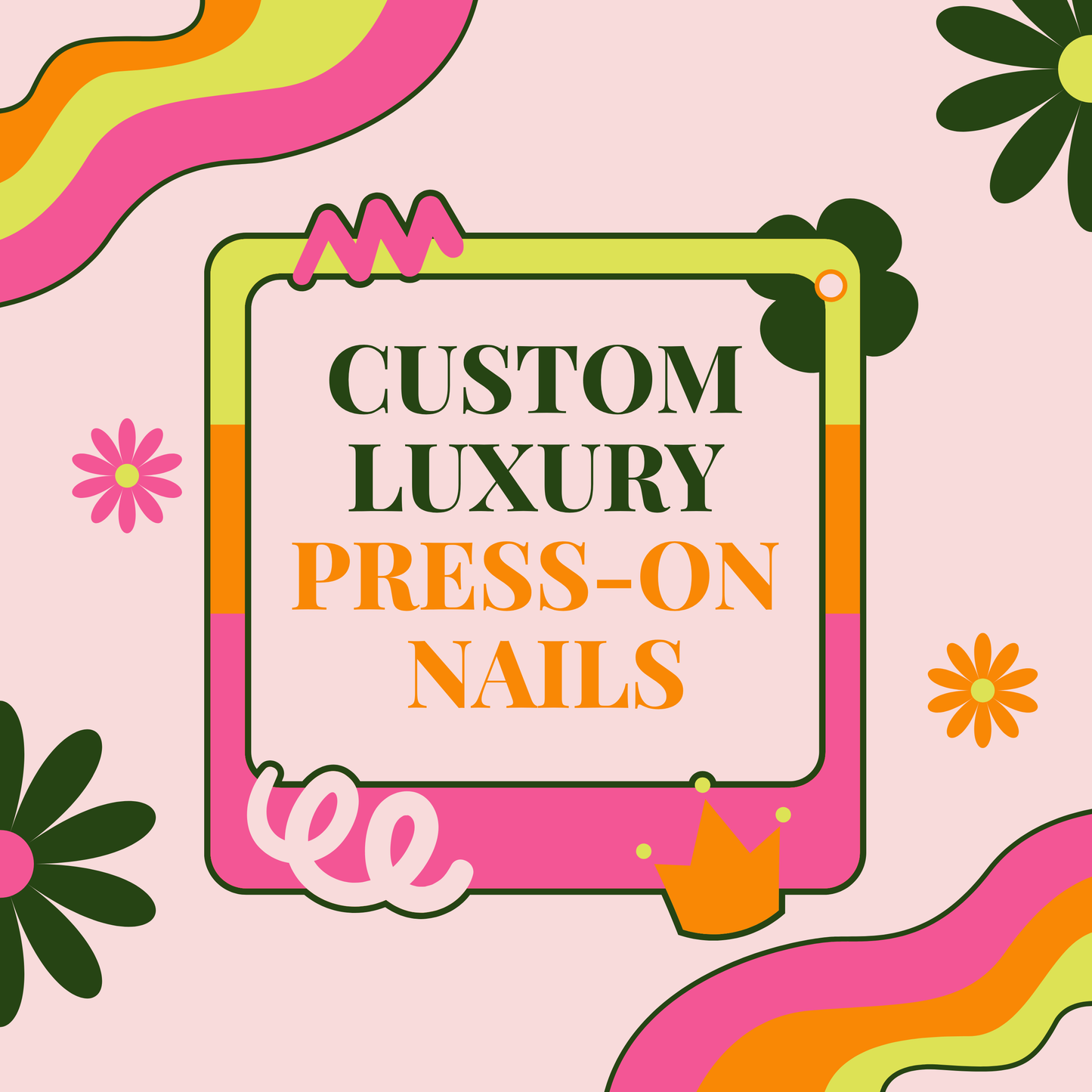 Customized Luxury Press-On Nail Set