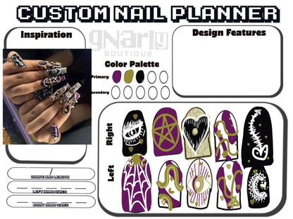 Gnarly Boutique Nail Planner