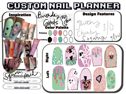 Gnarly Boutique Nail Planner