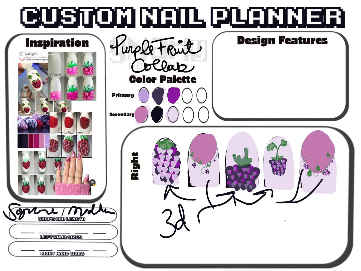 Gnarly Boutique Nail Planner