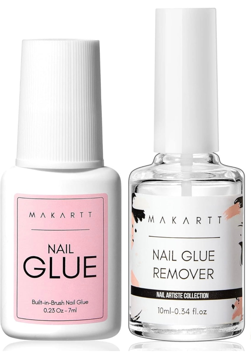 Makartt Brush On Glue and Remover Set