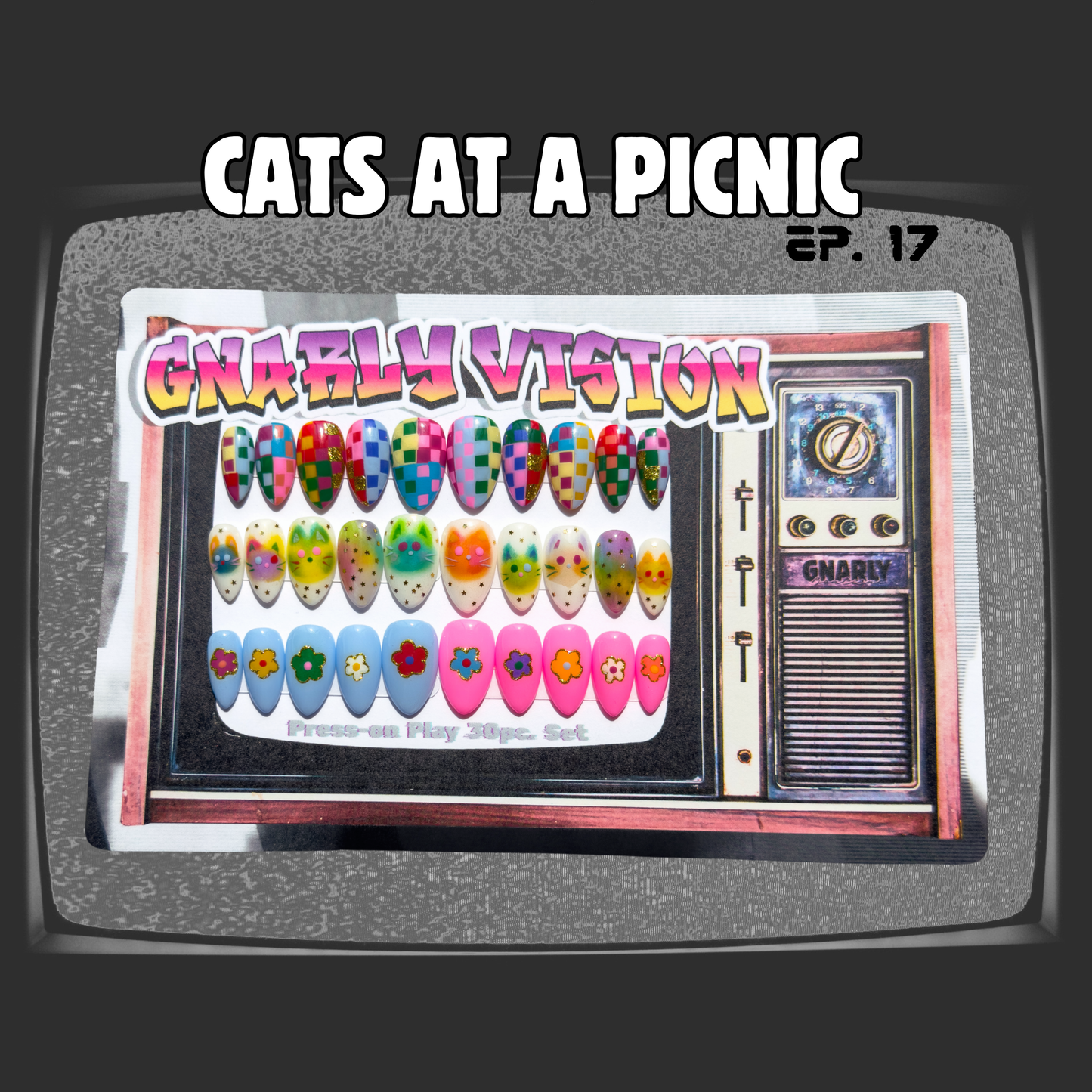 Gnarly Vision 30pc. Set - Cats at a Picnic Ep.17