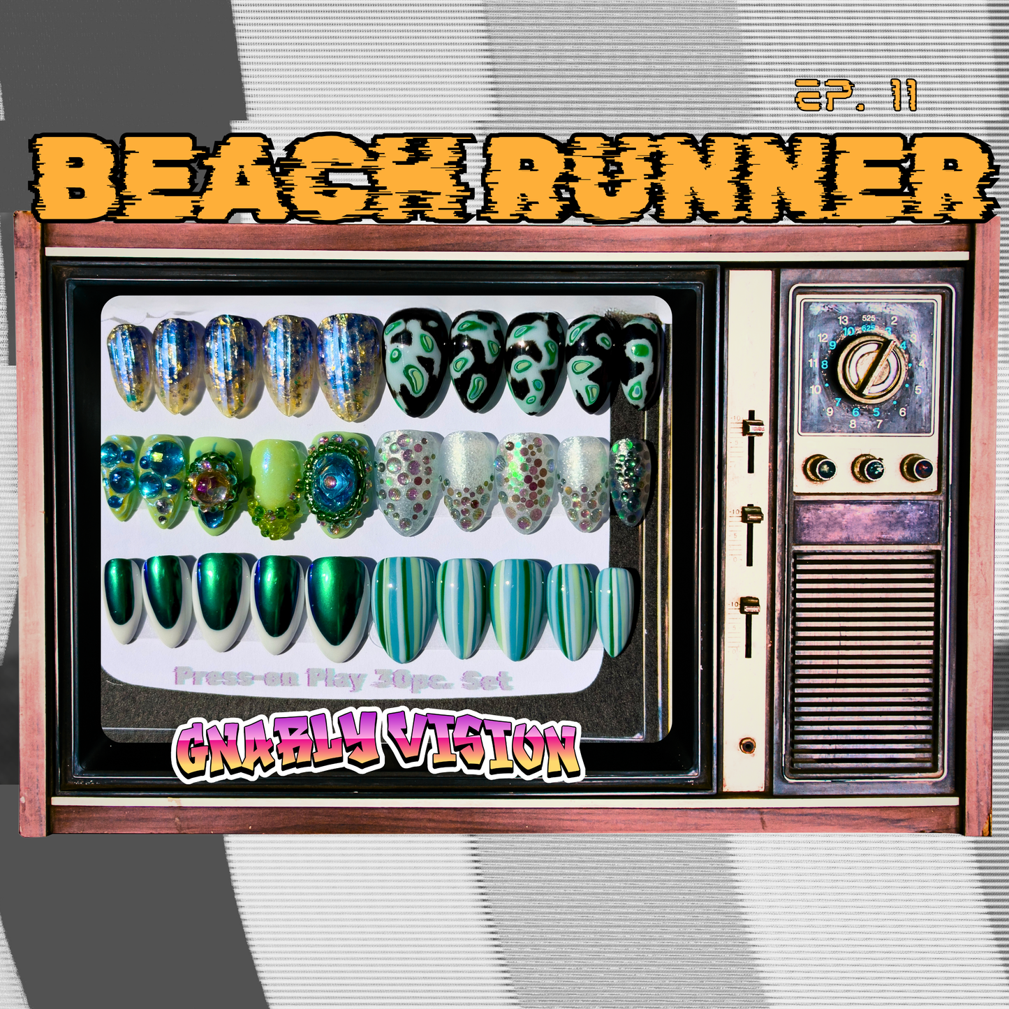 Gnarly Vision 30pc. Set - Beach Runner Ep.11